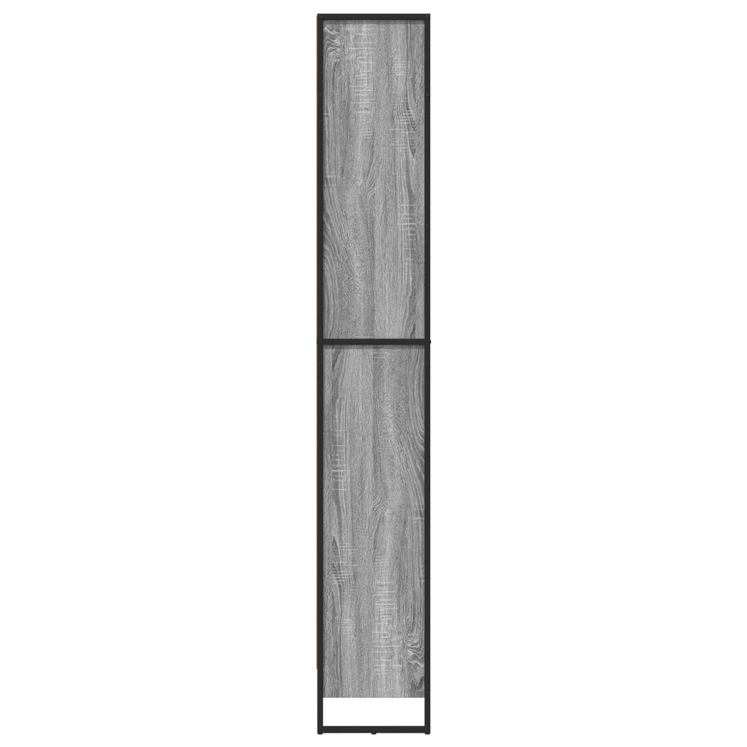 Bogskab 60 x 30 x 189,5 cm Konstrueret træ Grå Sonoma