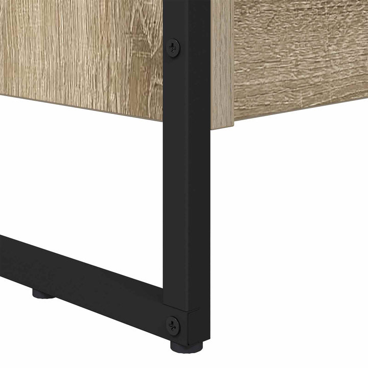 Bogskab 80 x 30 x 155 cm Konstrueret træ Sonoma