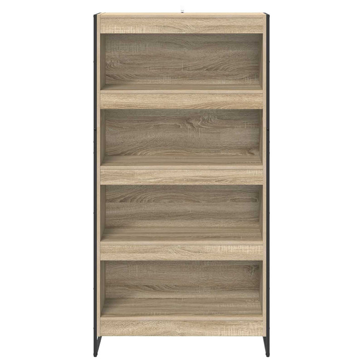 Bogskab 80 x 30 x 155 cm Konstrueret træ Sonoma