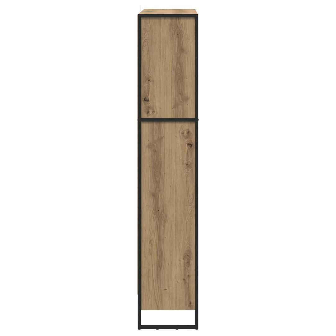 Bogskab 80 x 30 x 155 cm Konstrueret træ Artisan eg
