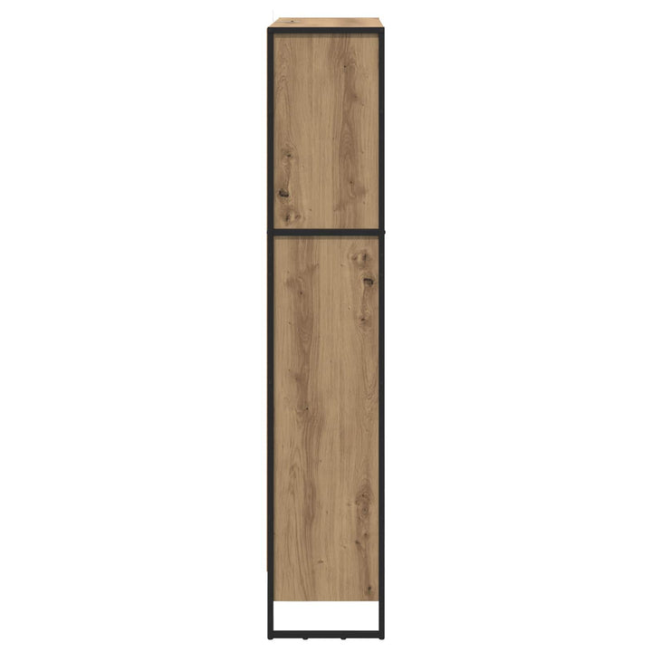 Bogskab 80 x 30 x 155 cm Konstrueret træ Artisan eg