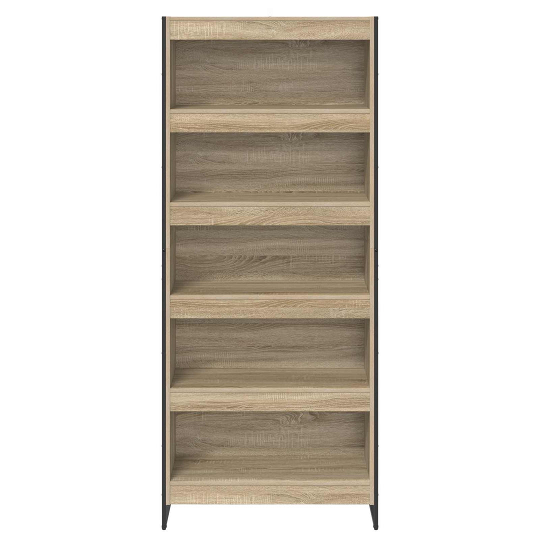 Bogskab 80 x 30 x 189,5 cm Konstrueret træ Sonoma