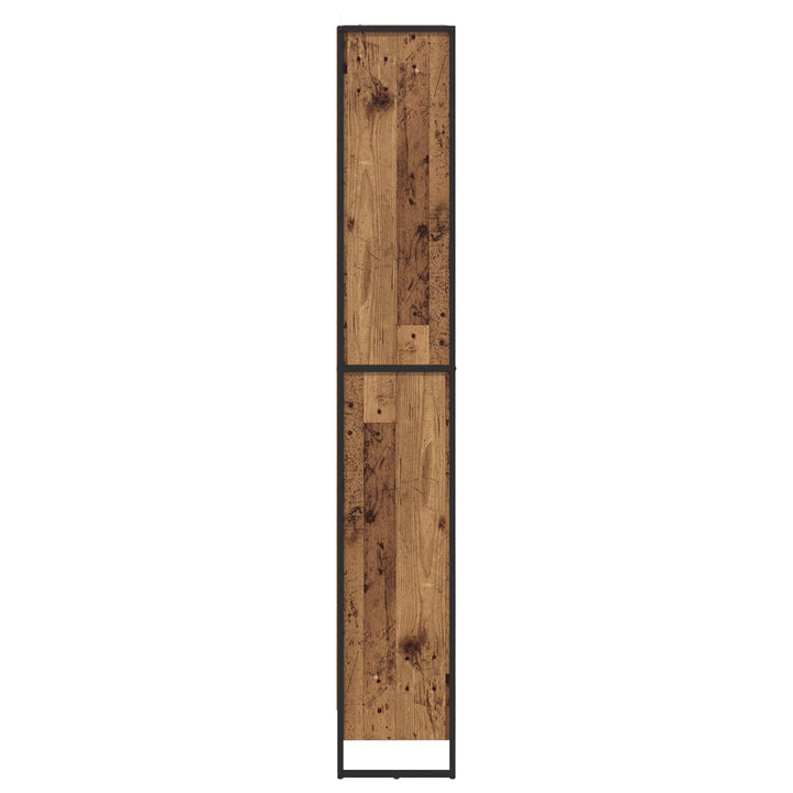 Bogskab 80 x 30 x 189,5 cm Konstrueret træ Gammelt træ