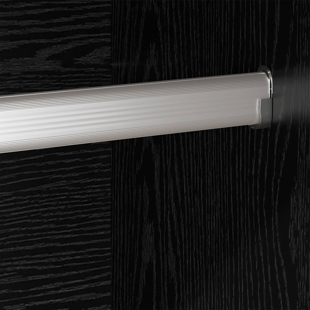 Warderobe 2 pcs Sort eg 50 x 50 x 200 cm Konstrueret træ