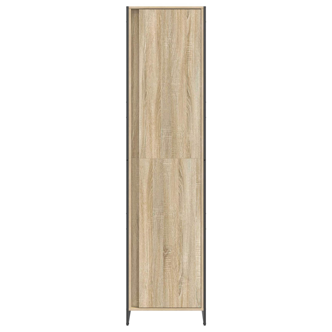 Warderobe med dør Sonoma 50 x 50 x 200 cm Konstrueret træ