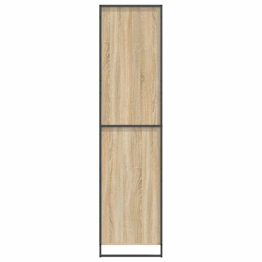 Warderobe med dør Sonoma 50 x 50 x 200 cm Konstrueret træ