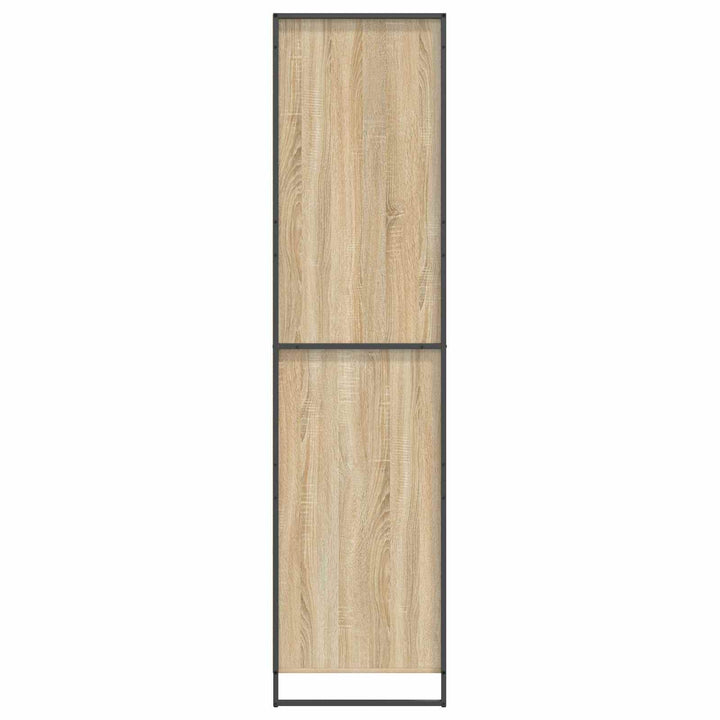 Warderobe med dør Sonoma 50 x 50 x 200 cm Konstrueret træ
