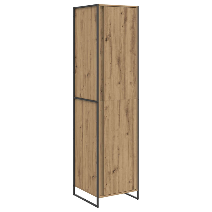 Warderobe med dør Artisan eg 50 x 50 x 200 cm Konstrueret træ
