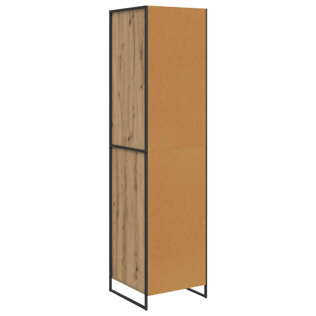 Warderobe med dør Artisan eg 50 x 50 x 200 cm Konstrueret træ