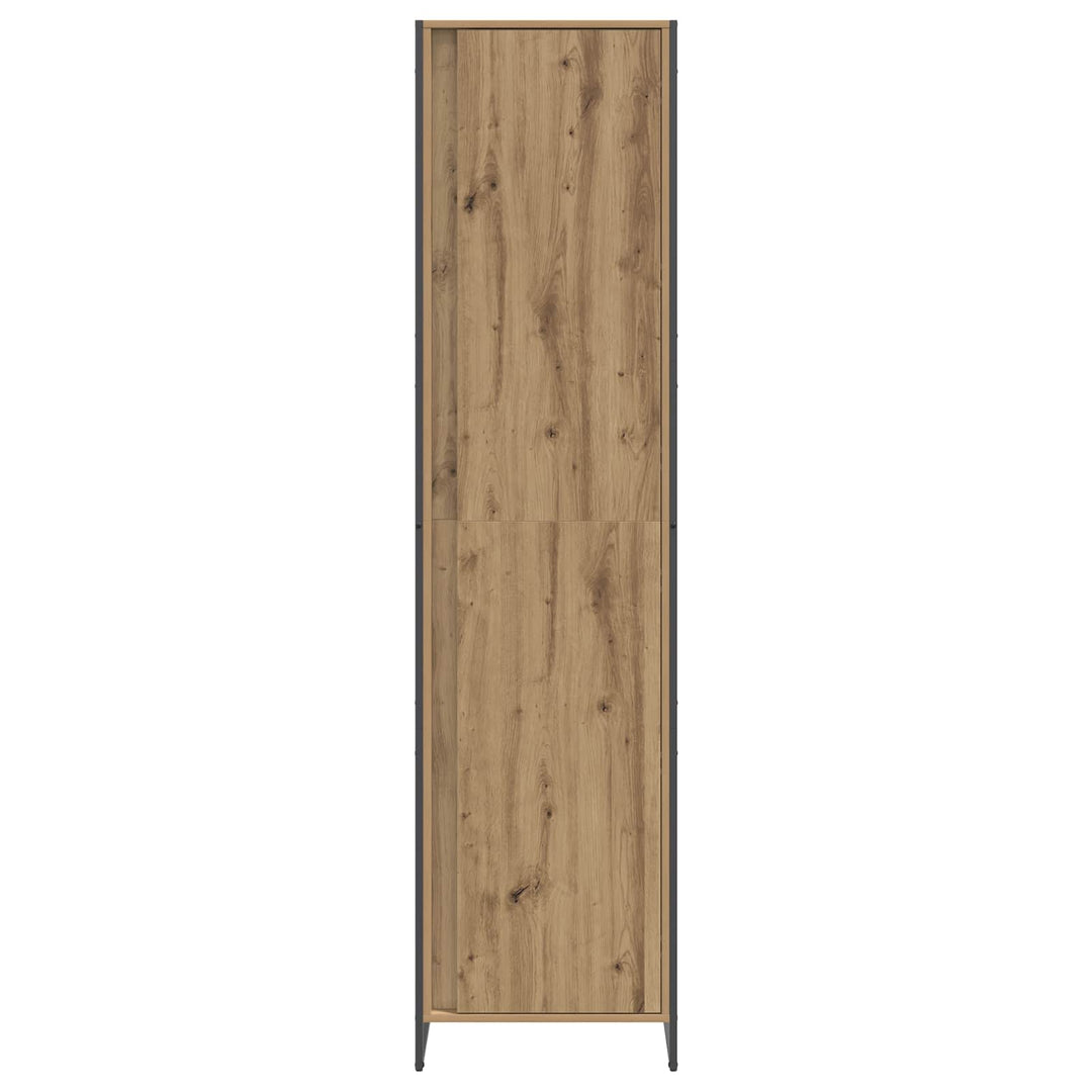 Warderobe med dør Artisan eg 50 x 50 x 200 cm Konstrueret træ