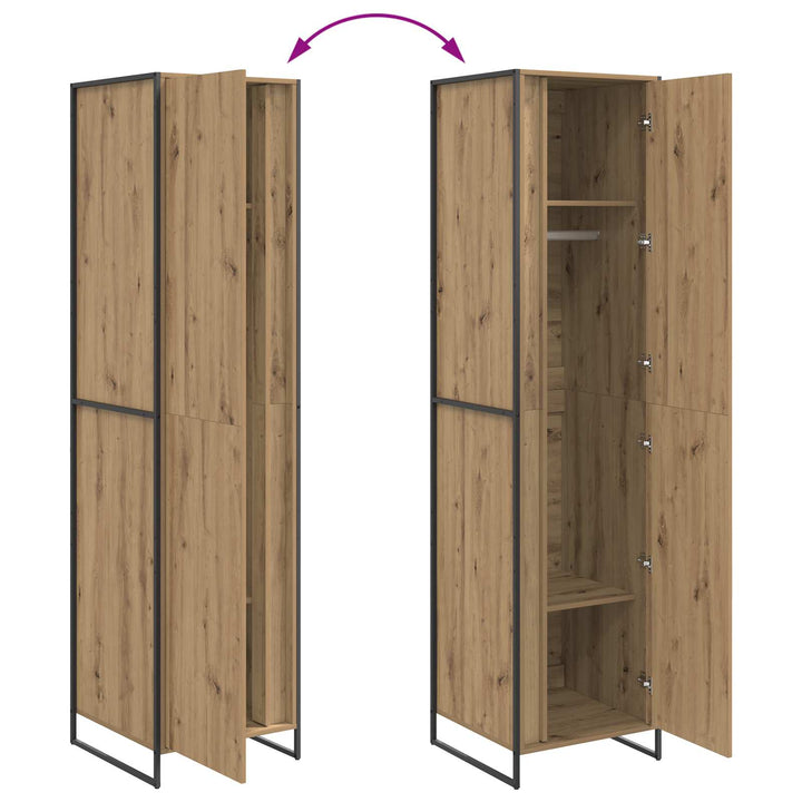 Warderobe Artisan eg 50 x 50 x 200 cm Konstrueret træ