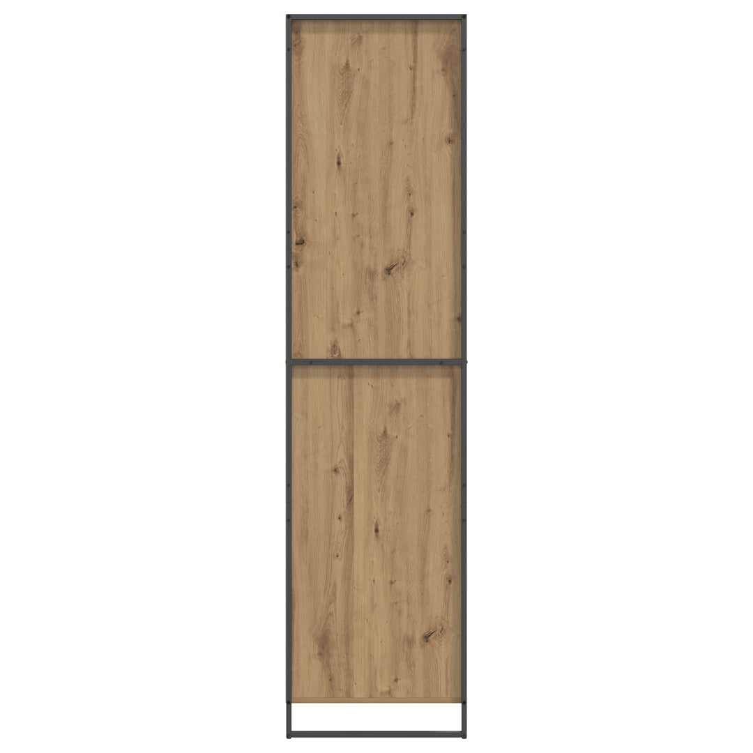 Warderobe med dør Artisan eg 50 x 50 x 200 cm Konstrueret træ