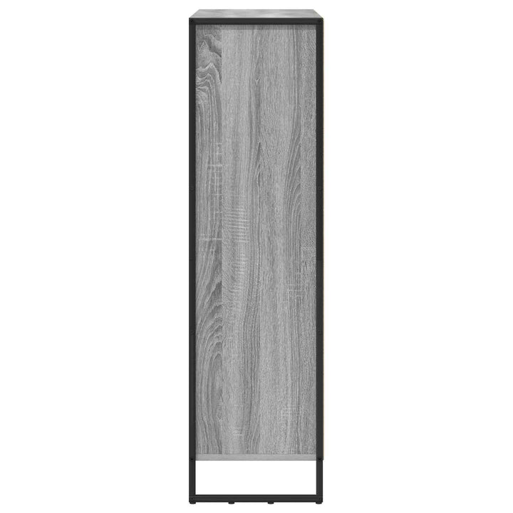 Bogskab 99,5 x 30 x 108 cm Konstrueret træ Grå Sonoma