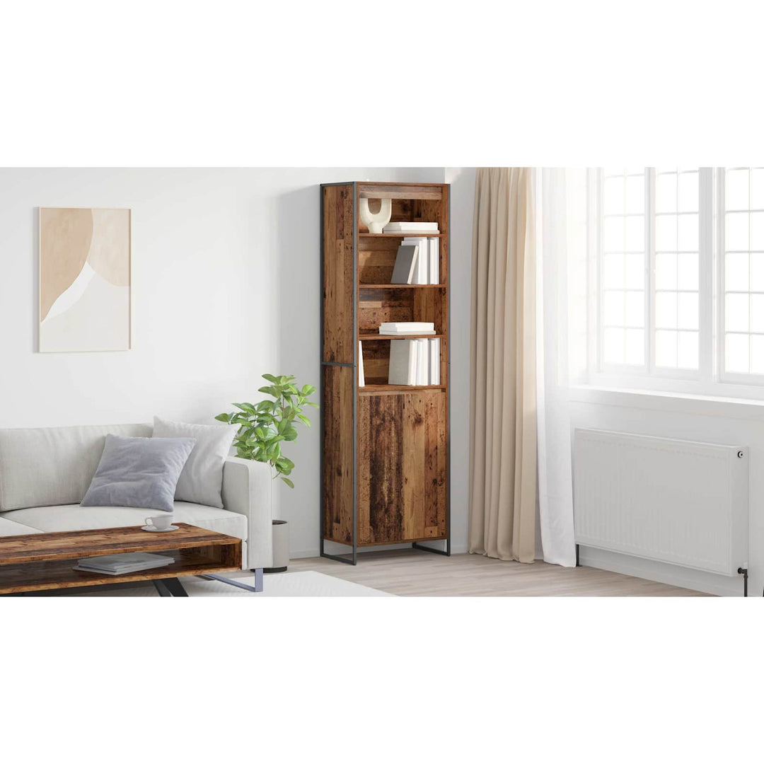 Høje Skabe Gammelt træ 60 x 36 x 200 cm Konstrueret træ