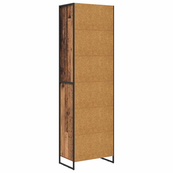 Høje Skabe Gammelt træ 60 x 36 x 200 cm Konstrueret træ