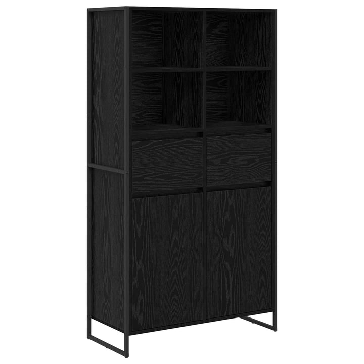 Sideboard Sort eg 81 x 36 x 150.5 cm Konstrueret træ