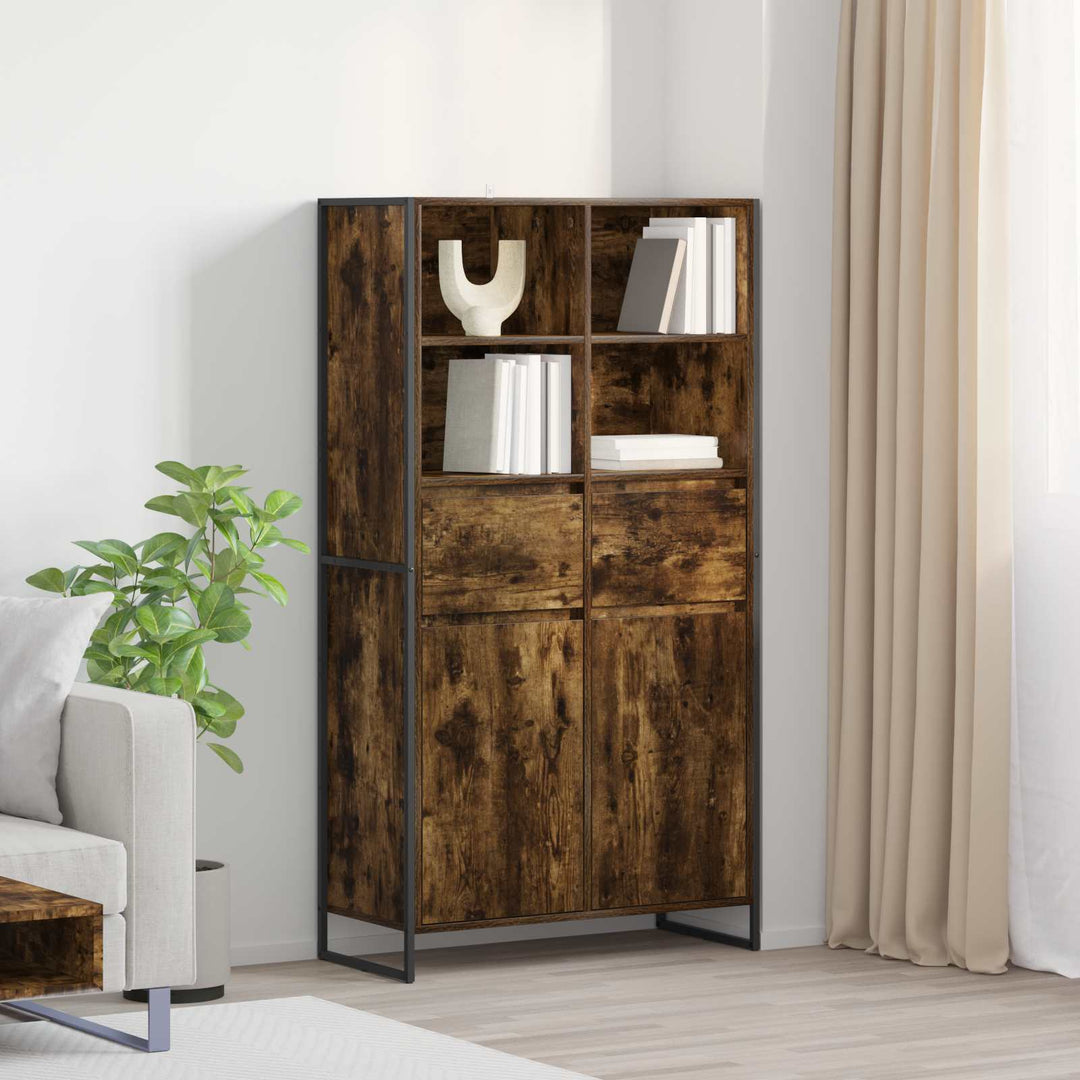 Sideboard Røget Eg 81 x 36 x 150.5 cm Konstrueret træ