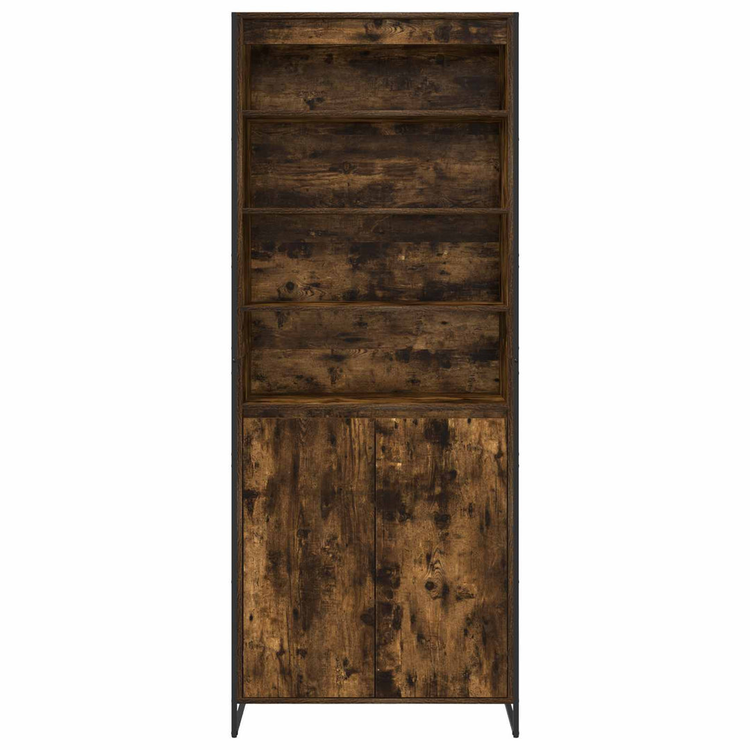 Høje Skabe Røget Eg 79 x 36 x 200 cm Konstrueret træ