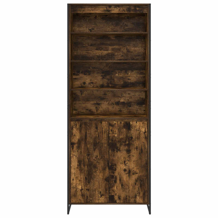 Høje Skabe Røget Eg 79 x 36 x 200 cm Konstrueret træ