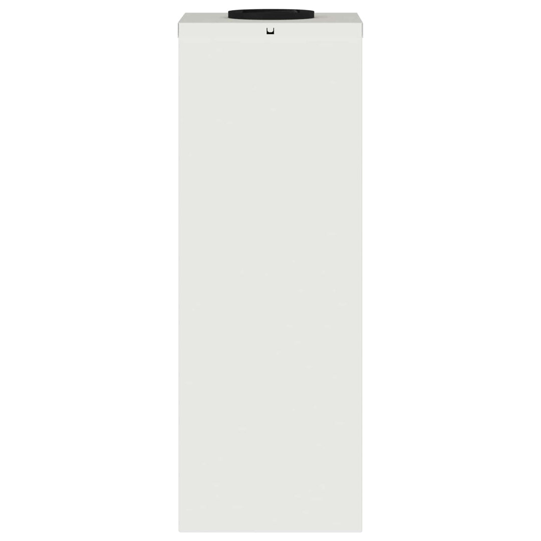 Solar Led Sti Lys 2 pcs Hvid Koldvalset Stål