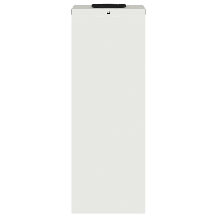Solar Led Sti Lys 2 pcs Hvid Koldvalset Stål