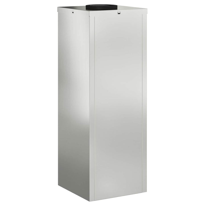 Solar Led Sti Lys med batteridrevne lys 2 pcs Sølv Galvaniseret