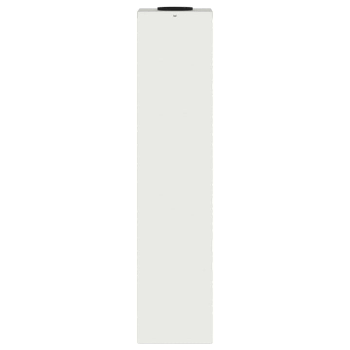Solar Led Sti Lys 2 pcs Hvid Koldvalset Stål