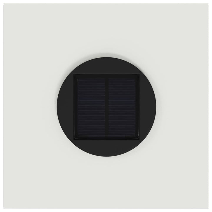 Solar Led Sti Lys 2 pcs Hvid Koldvalset Stål