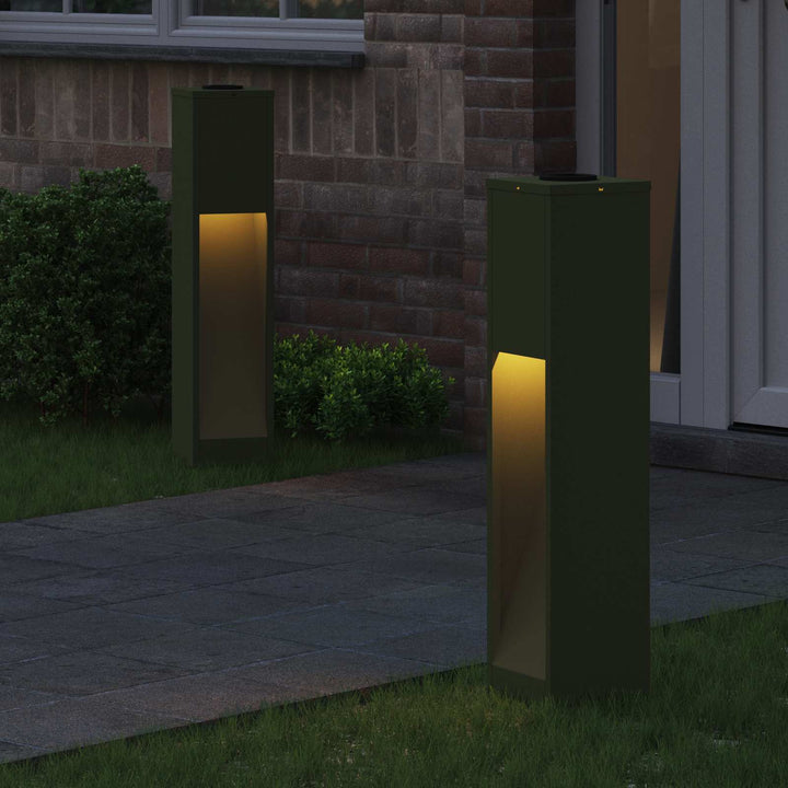 Solar Led Sti Lys 2 pcs Varm hvid 18 x 18 x 80 cm