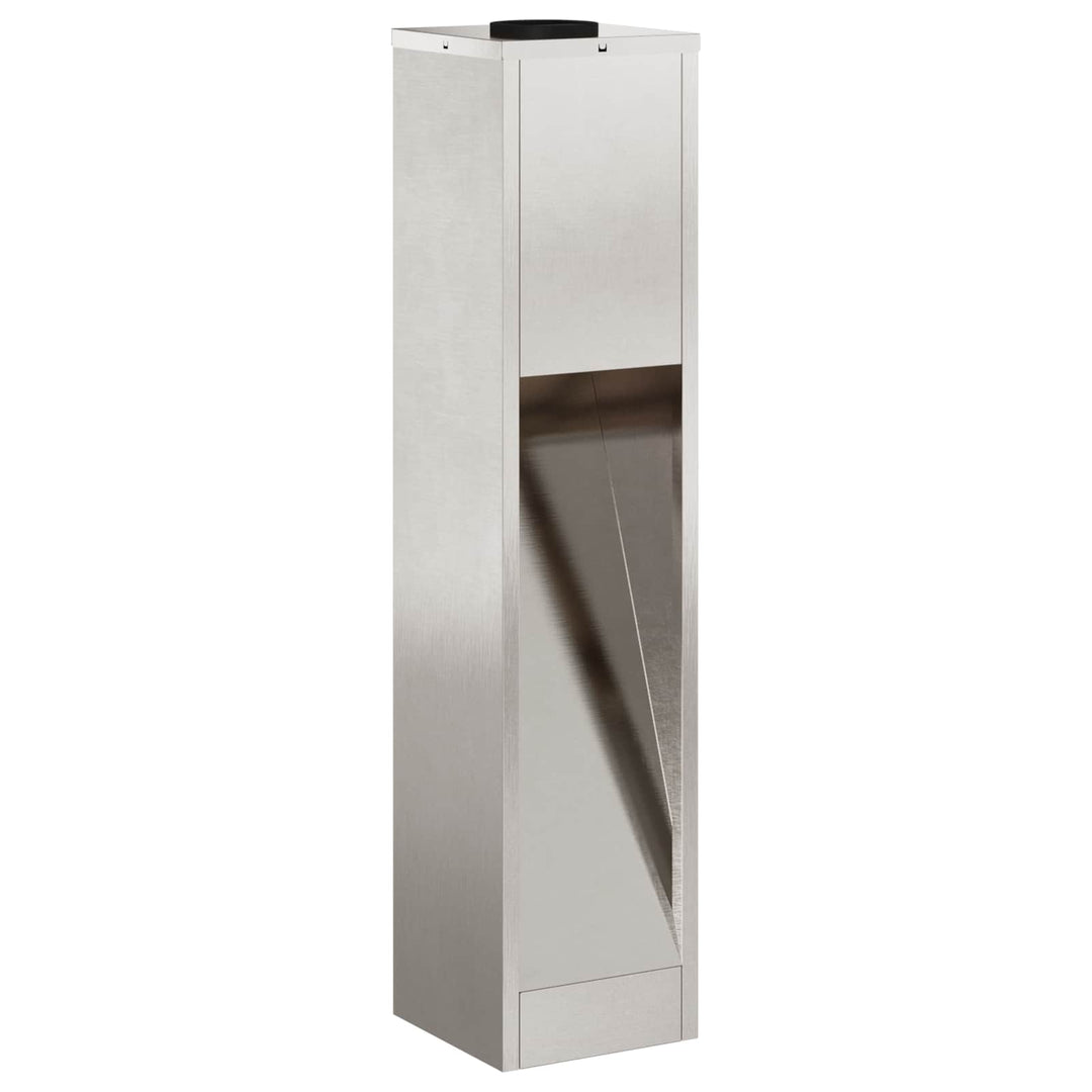 Solar Led Sti Lys 2 pcs Varm hvid 18 x 18 x 80 cm Rustfrit stål
