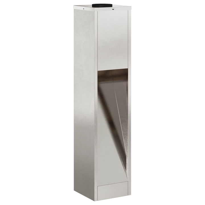 Solar Led Sti Lys 2 pcs Varm hvid 18 x 18 x 80 cm Rustfrit stål