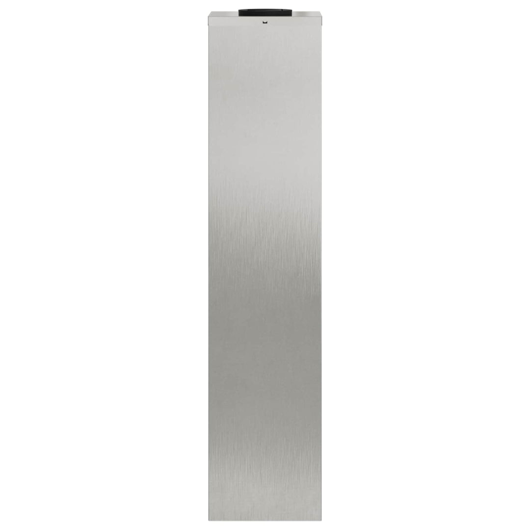 Solar Led Sti Lys 2 pcs Varm hvid 18 x 18 x 80 cm Rustfrit stål