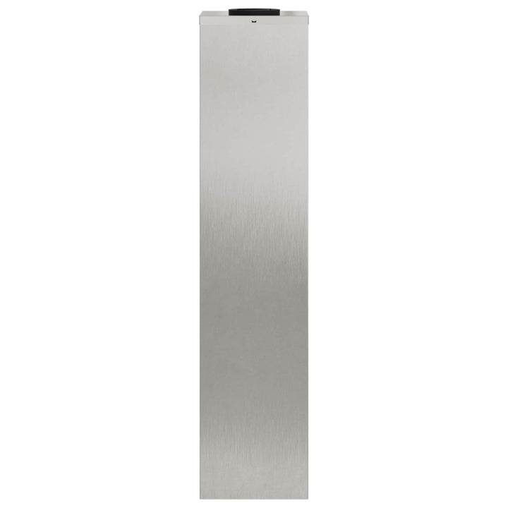 Solar Led Sti Lys 2 pcs Varm hvid 18 x 18 x 80 cm Rustfrit stål