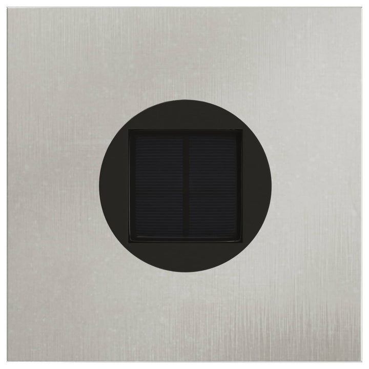 Solar Led Sti Lys 2 pcs Varm hvid 18 x 18 x 80 cm Rustfrit stål