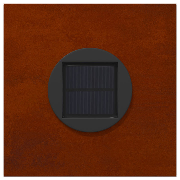 Solar Led Sti Lys 2 pcs Varm hvid 18 x 18 x 80 cm Cortenstål