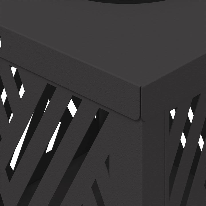 Solar LED sti lys 2 pcs Sort Koldvalset Stål