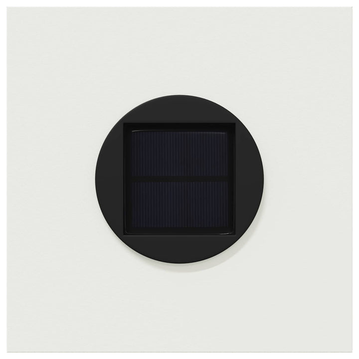 Solar LED sti lys 2 pcs Hvid Koldvalset Stål