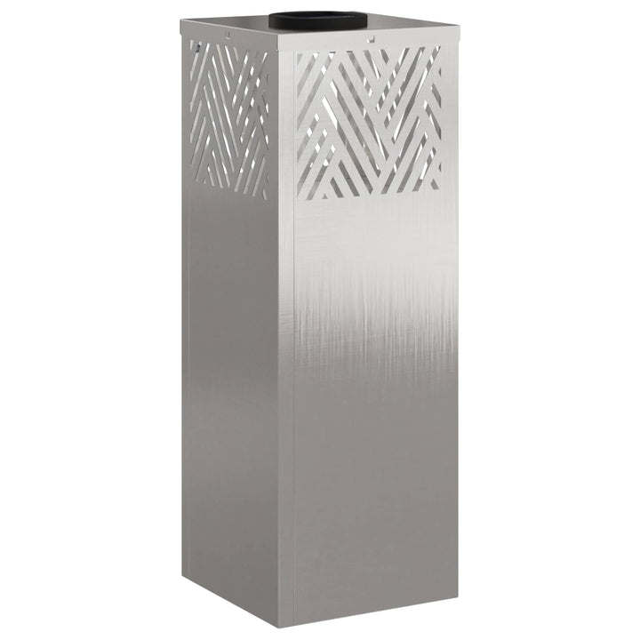 Solar LED sti lys 2 pcs Varm hvid 18 x 18 x 50 cm Rustfrit stål