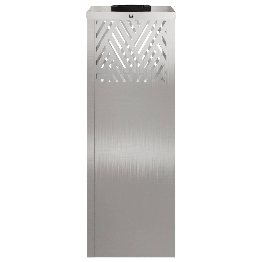 Solar LED sti lys 2 pcs Varm hvid 18 x 18 x 50 cm Rustfrit stål
