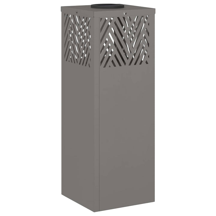 Solar LED sti lys 2 pcs Varm hvid 18 x 18 x 50 cm Cortenstål