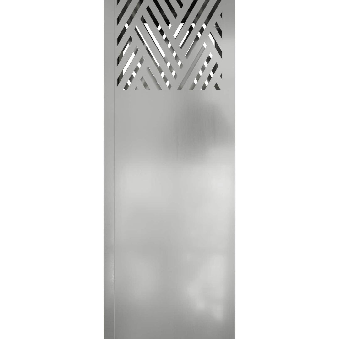 Solar LED sti lys 2 pcs Varm hvid 18 x 18 x 80 cm Galvaniseret