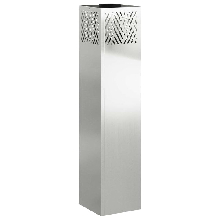 Solar LED sti lys 2 pcs Varm hvid 18 x 18 x 80 cm Galvaniseret