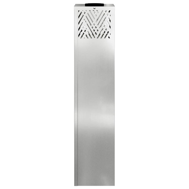 Solar LED sti lys 2 pcs Varm hvid 18 x 18 x 80 cm Galvaniseret