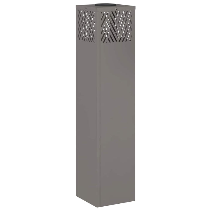 Solar LED sti lys 2 pcs Varm hvid 18 x 18 x 80 cm Cortenstål