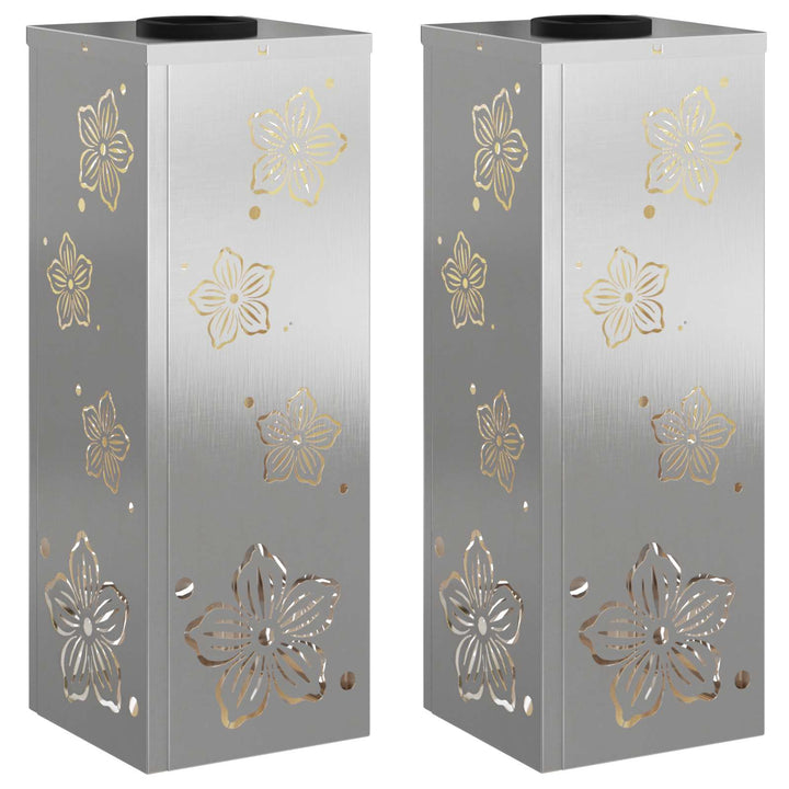 Solar LED sti lys 2 stk. Varm hvid 18 x 18 x 50 cm