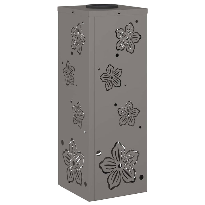Solar LED sti lys 2 pcs Varm hvid 18 x 18 x 50 cm