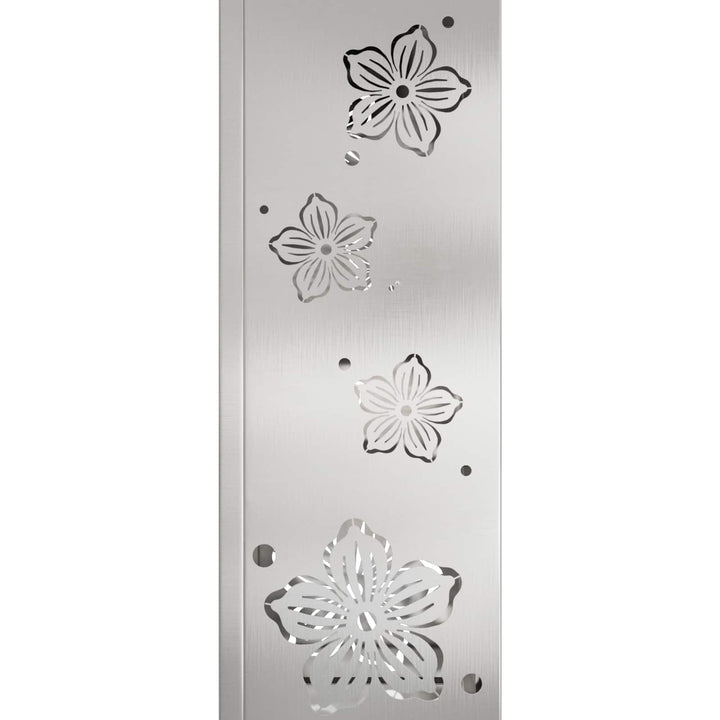 Solar LED sti lys 2 pcs Varm hvid 18 x 18 x 80 cm Rustfrit stål