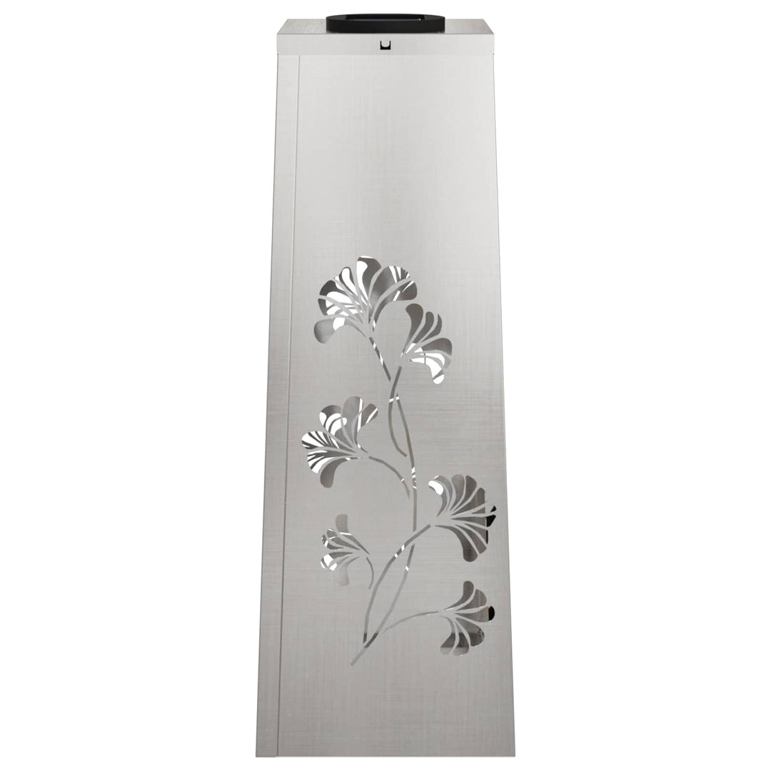 Solar LED sti lys 2 pcs Varm hvid 18 x 18 x 50 cm Rustfrit stål