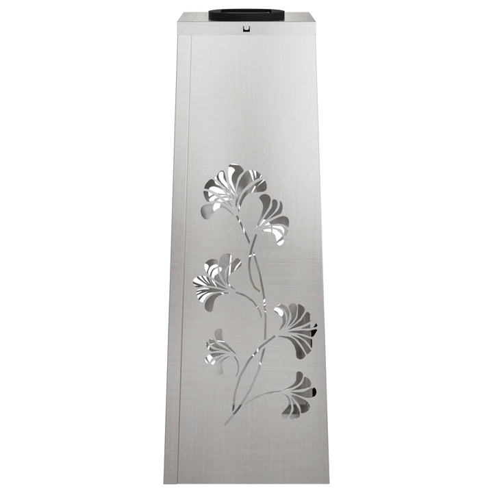 Solar LED sti lys 2 pcs Varm hvid 18 x 18 x 50 cm Rustfrit stål