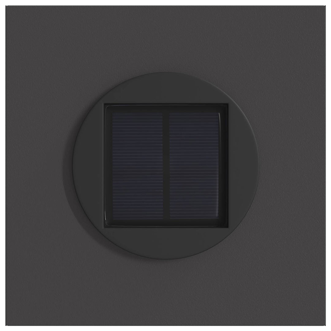 Solar LED sti lys 2 pcs Varm hvid 18 x 18 x 80 cm